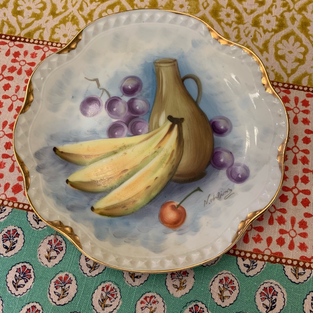 Small Vintage Decorative Plate Made in Japan
